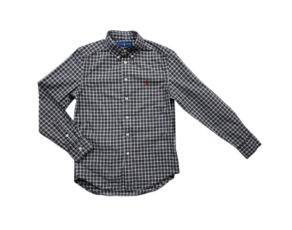 RALPH LAUREN - Chemise à carreaux - 10/12 ans