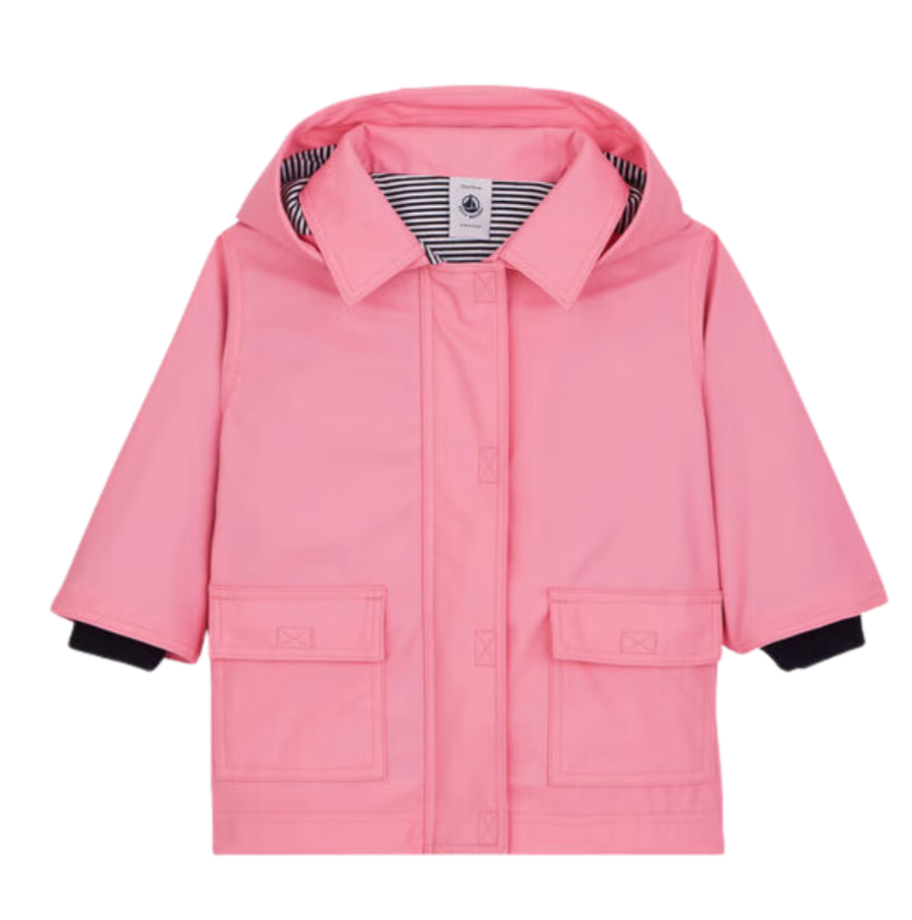 PETIT BOAT - Pink raincoat - 12 months