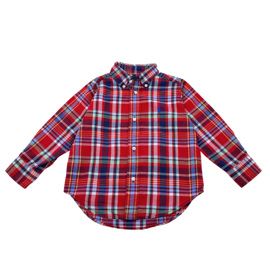 RALPH LAUREN - Chemise à carreaux - 2 ans