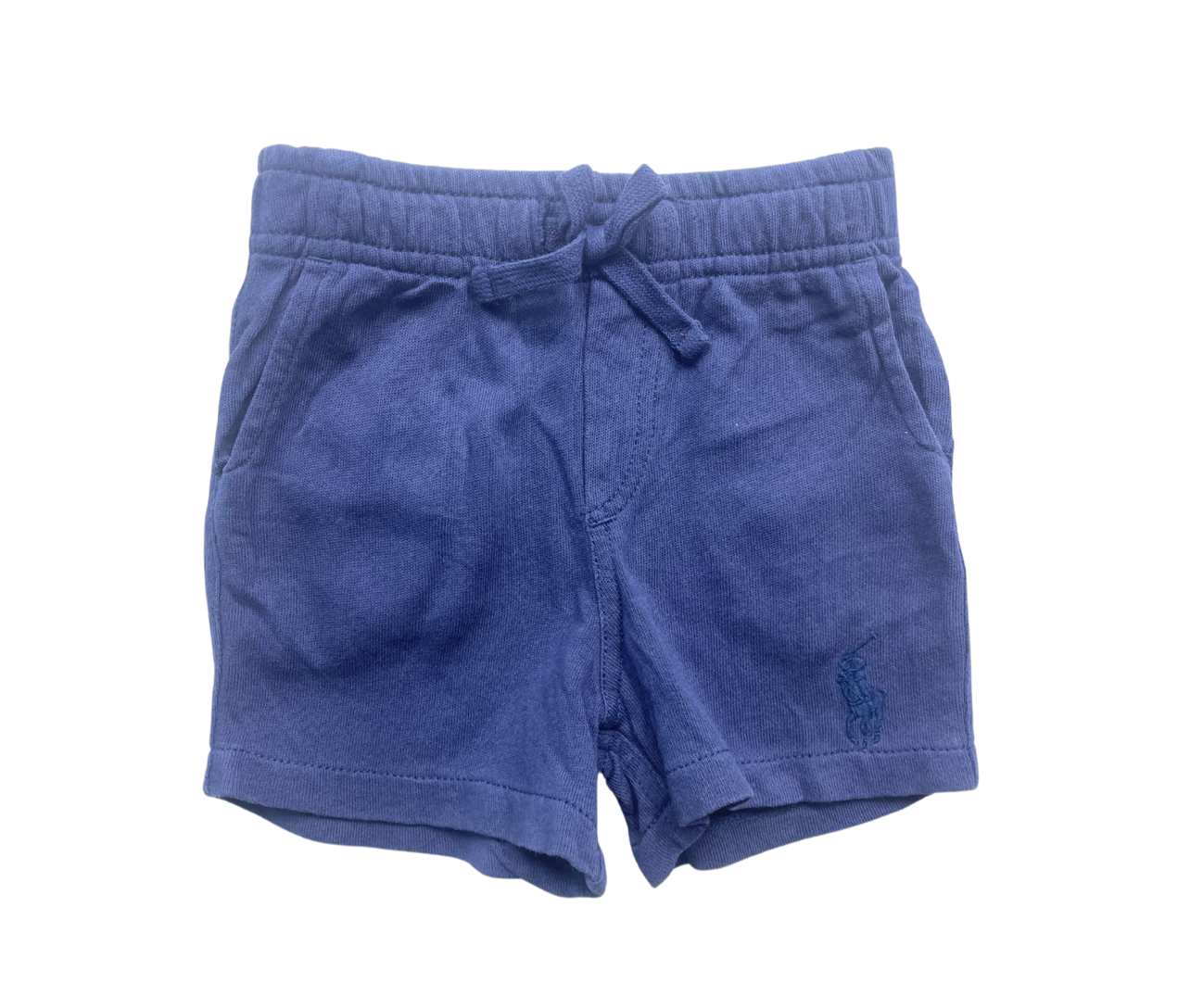 RALPH LAUREN - Short en coton bleu marine - 6 mois