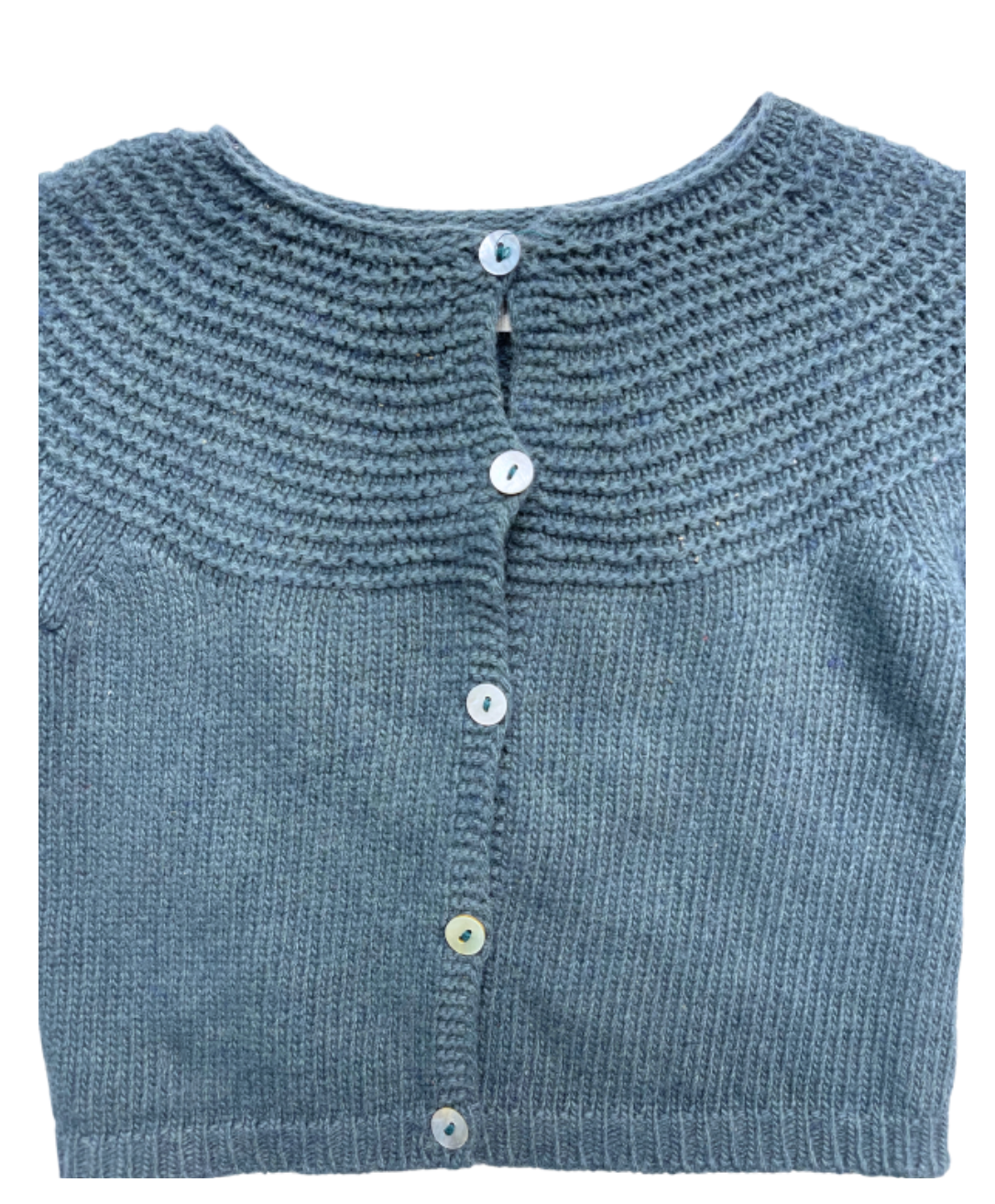 NICOLI - Cardigan vert en coton - 12/18 mois