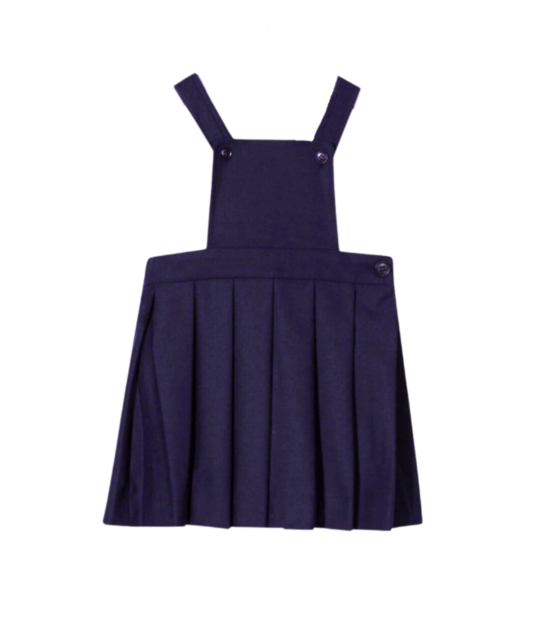BONPOINT - Robe-salopette en laine plissée bleu marine - 3 ans