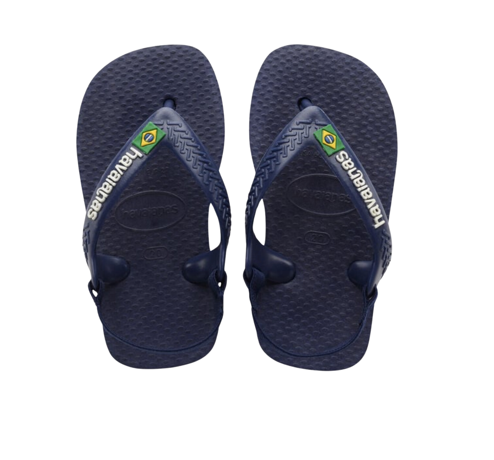 HAVAINAS - Tongs bleu marines avec élastique - 21