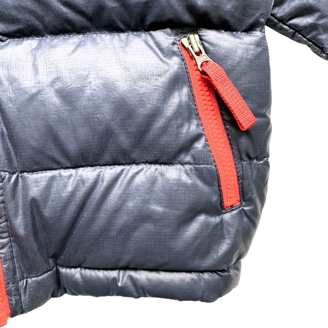 PATAGONIA - Navy blue and red down jacket - 12 months