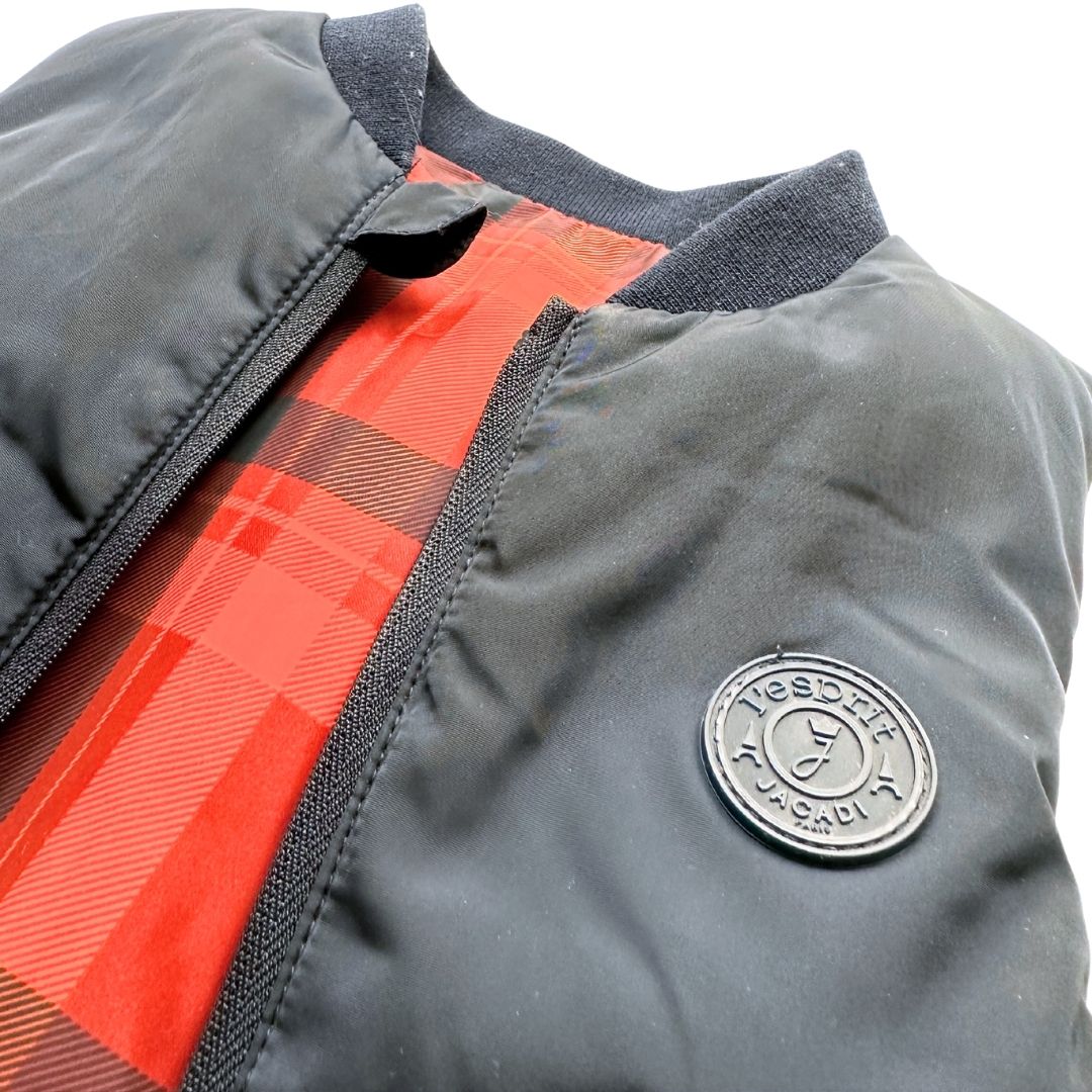 JACADI - Reversible navy blue sleeveless jacket - 18 months