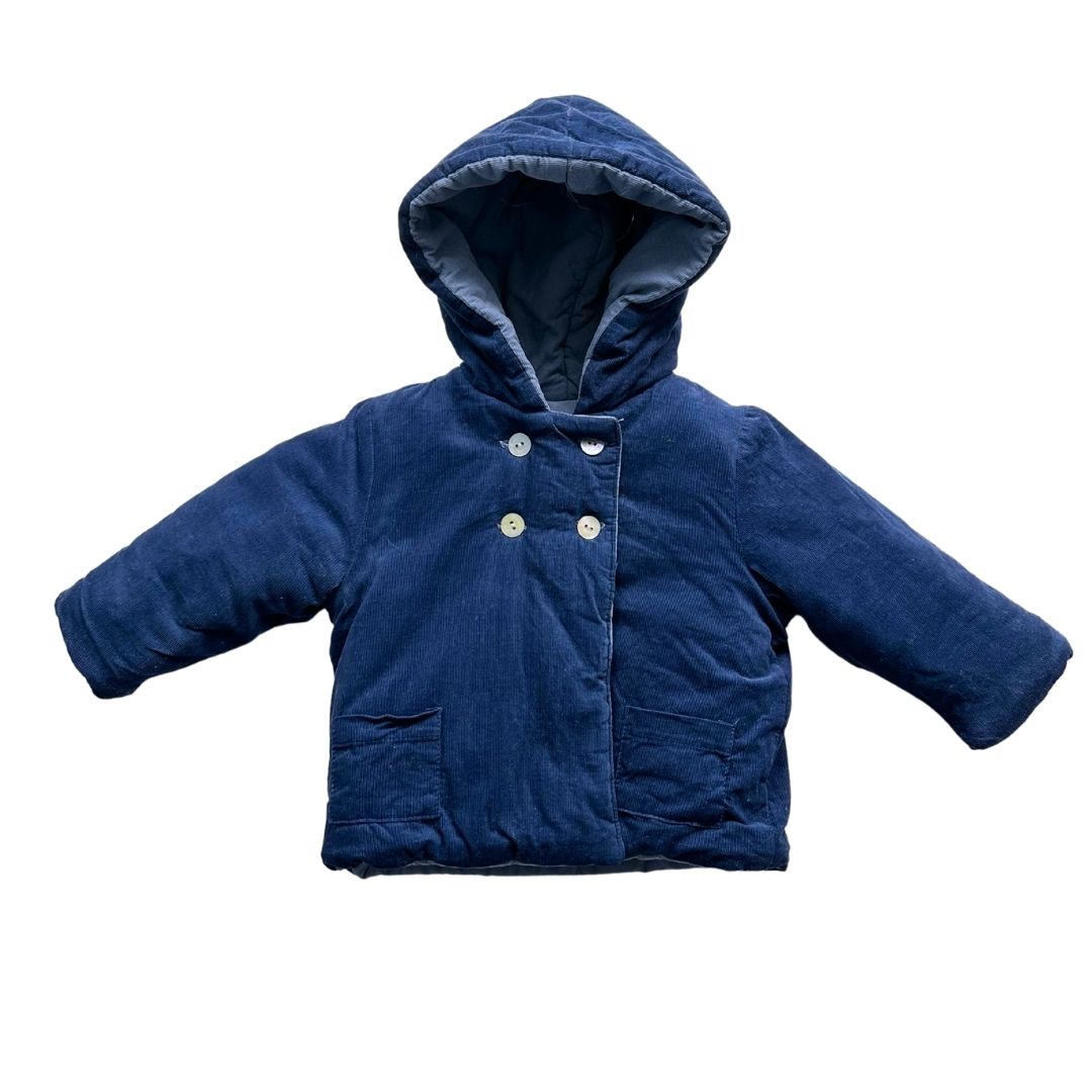 TARTINE & CHOCOLAT - Reversible blue jacket - 6 months