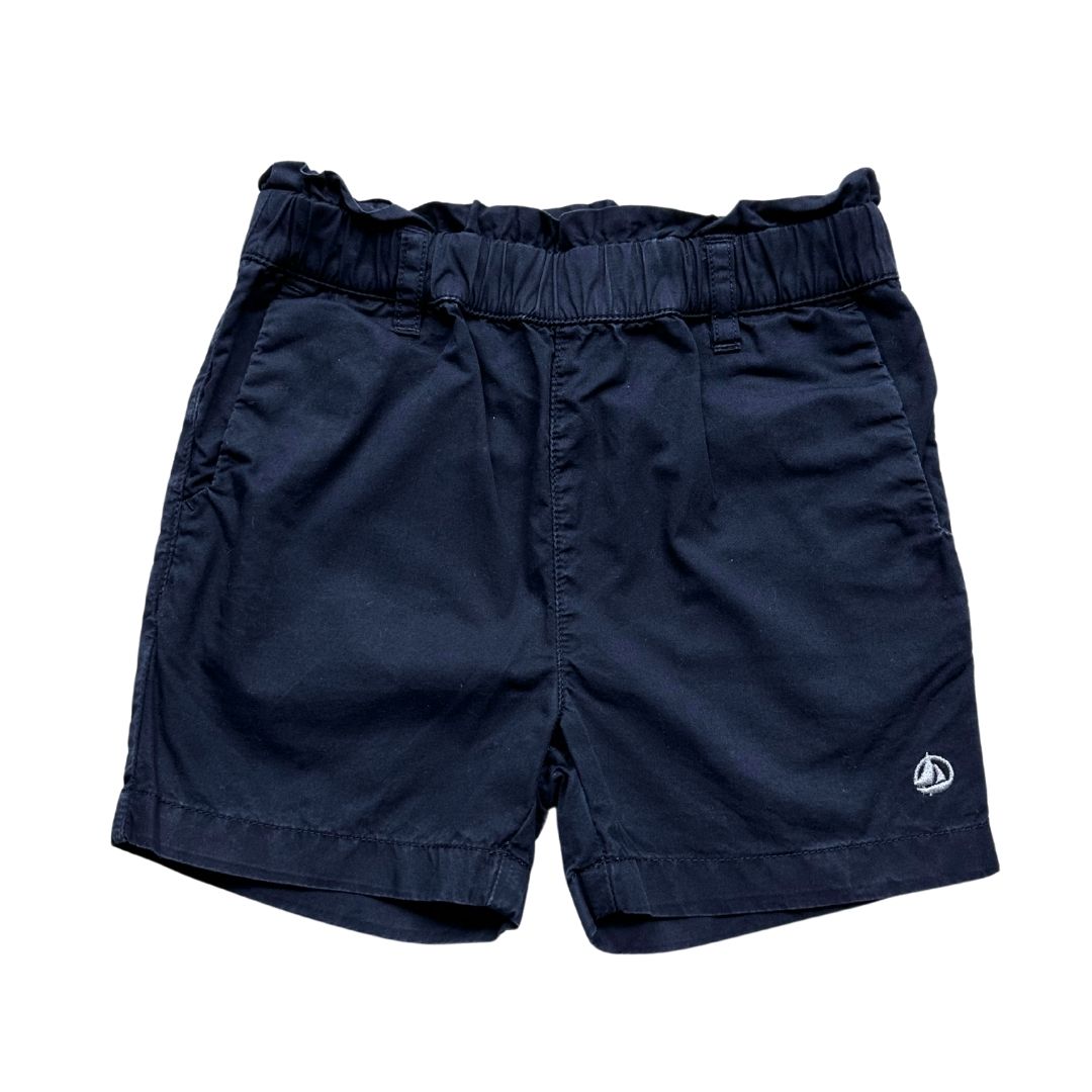 PETIT BATEAU - Short bleu marine - 5 ans
