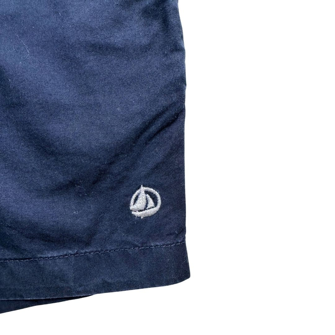 PETIT BATEAU - Short bleu marine - 5 ans
