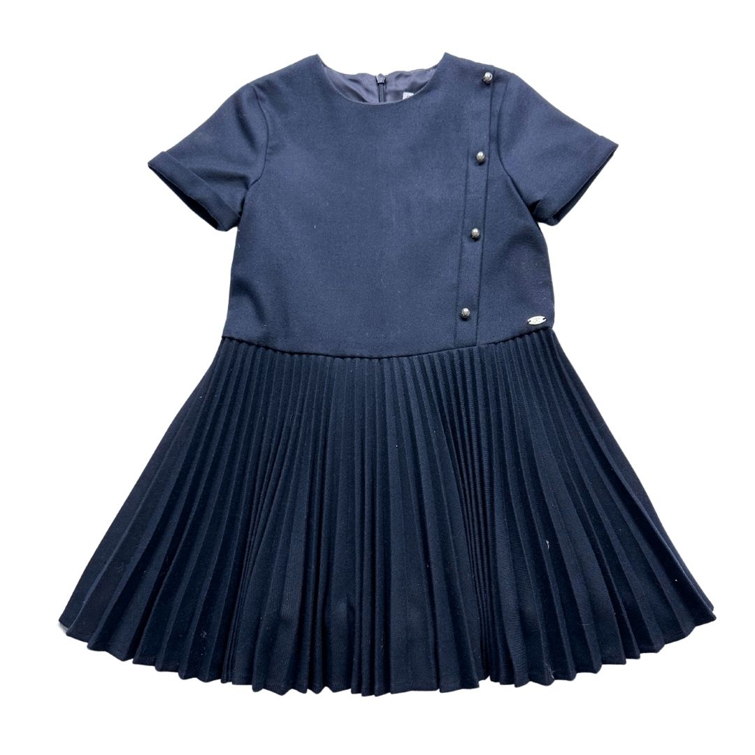 TARTINE & CHOCOLAT - Robe bleu marine avec détails (neuve) - 5 ans