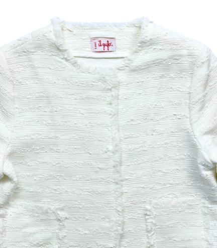 IL GUFO - Veste blanche légère -6 ans