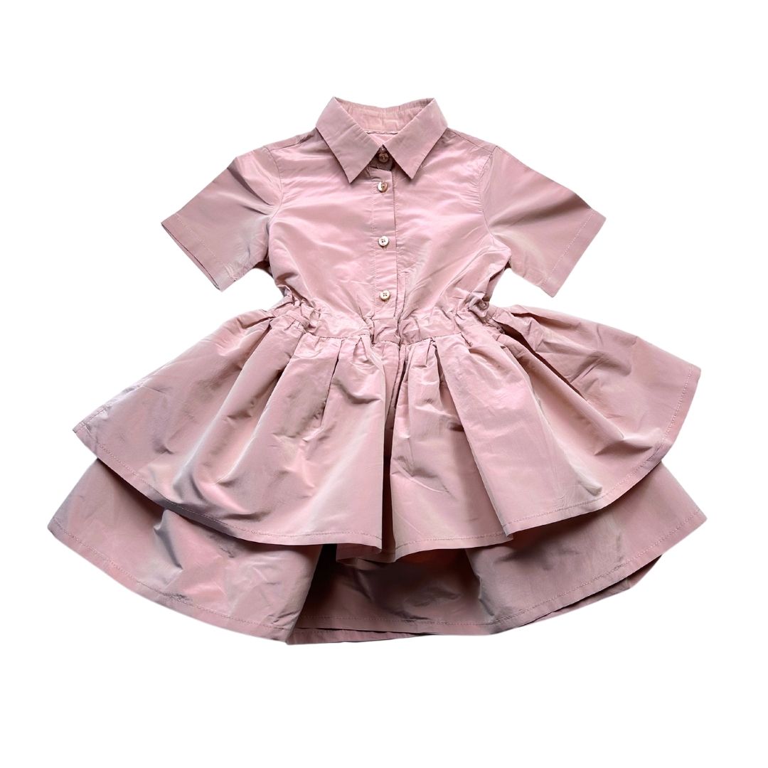 VINTAGE - Robe rose - 5 ans