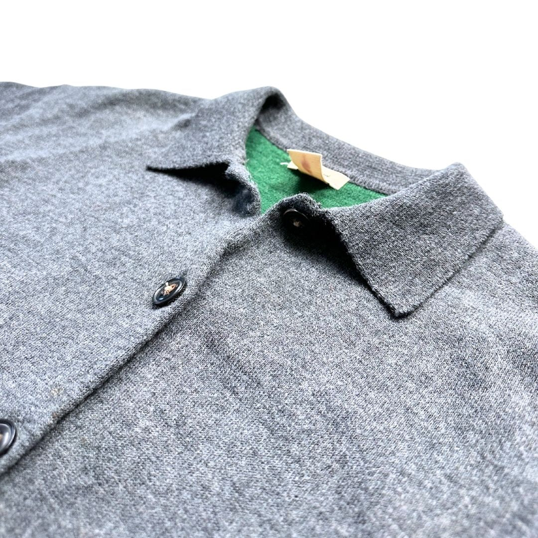 BELLEROSE - Gilet gris long en laine - 6 ans