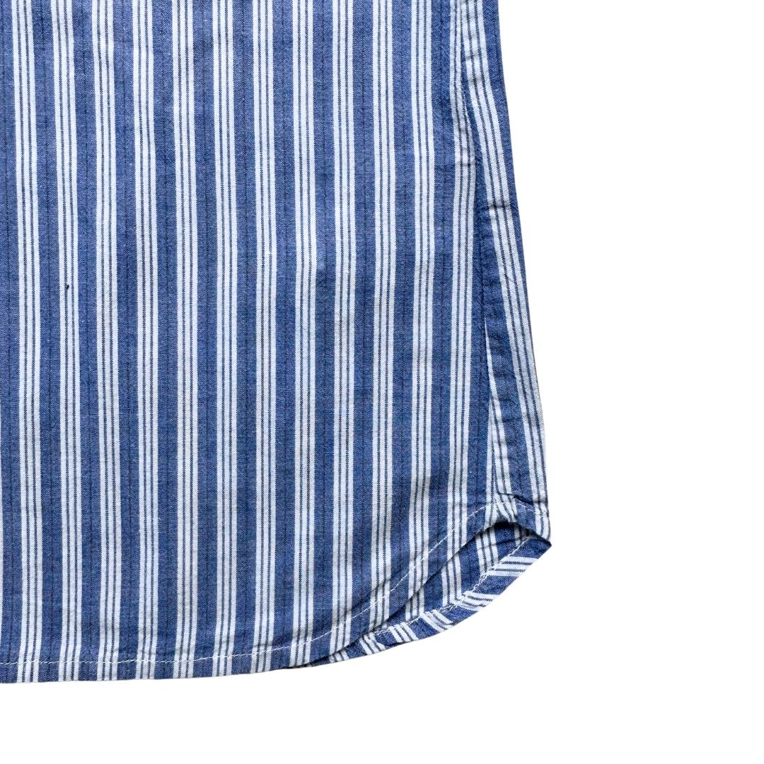 BONPOINT - Blau-weiße Bluse - 8 Jahre