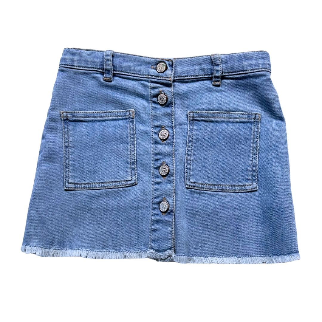 BONPOINT - Blue denim skirt - 4 years