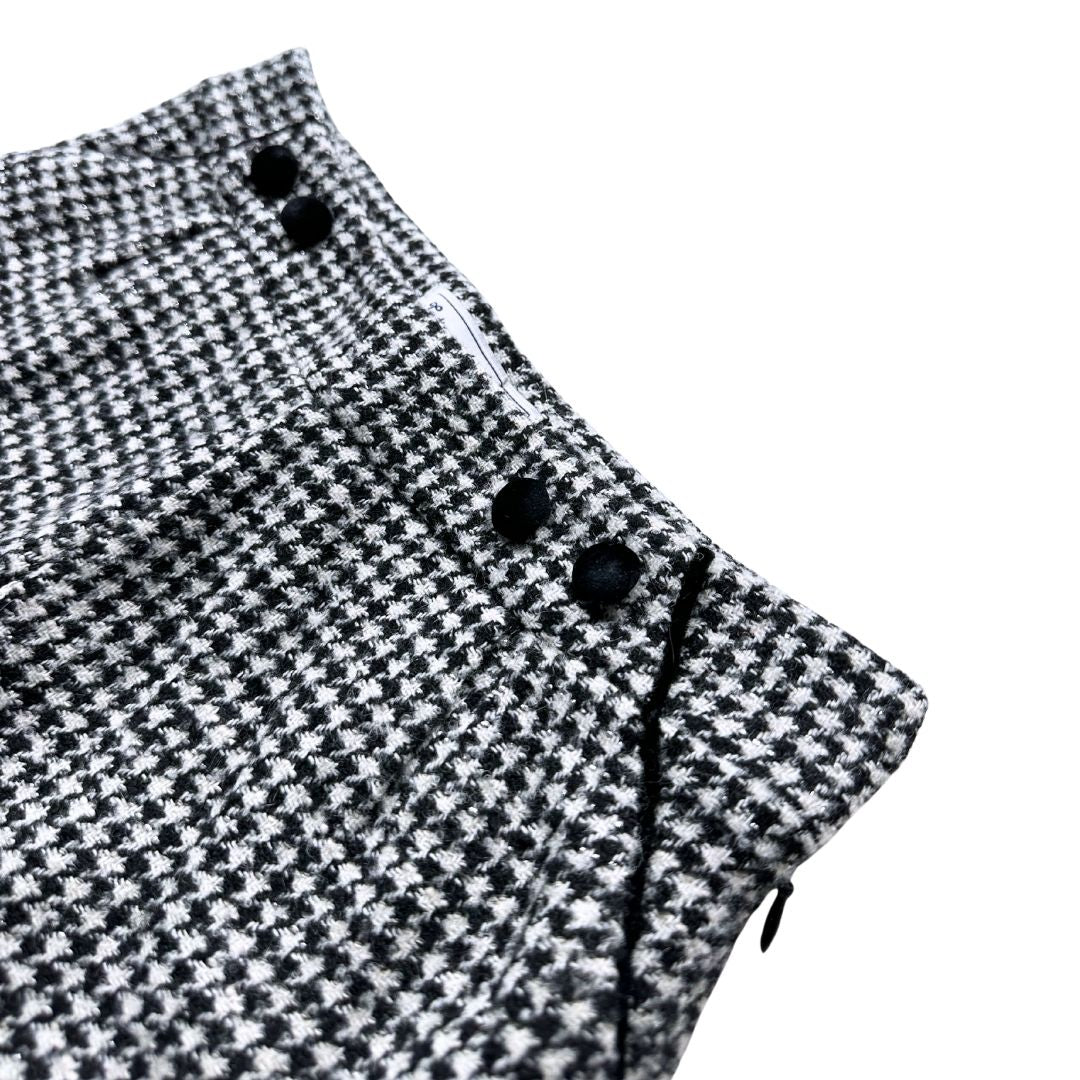 TARTINE & CHOCOLAT - Short noir et blanc en laine - 6 ans