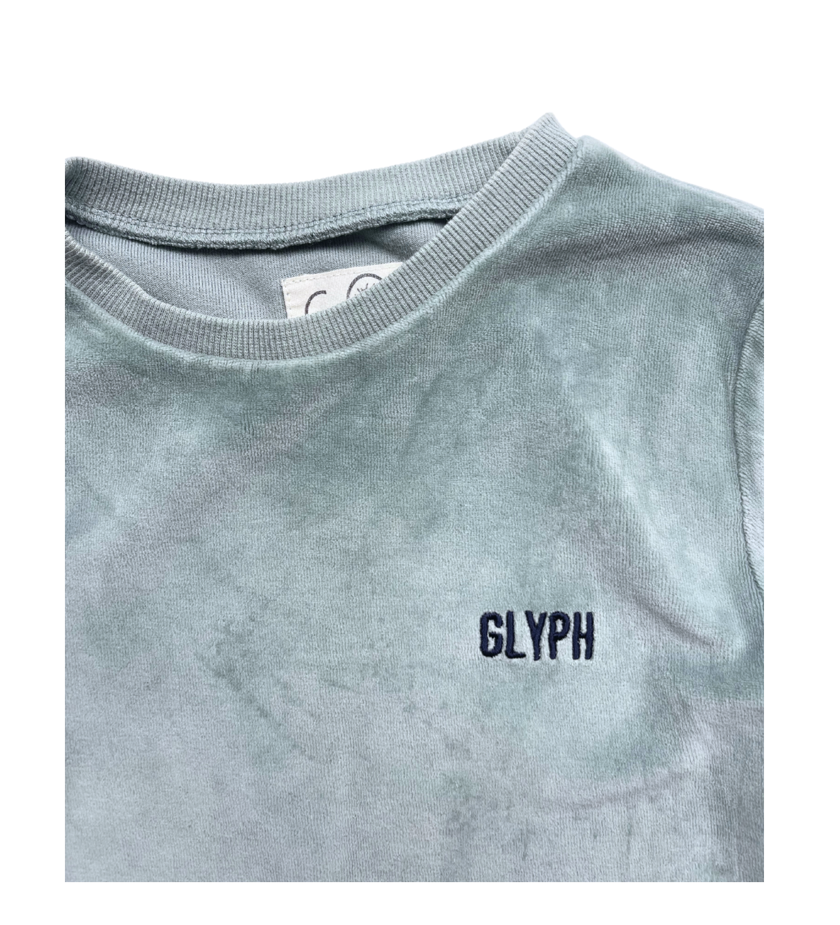 GROW - Green velvet sweater - 8/9 years