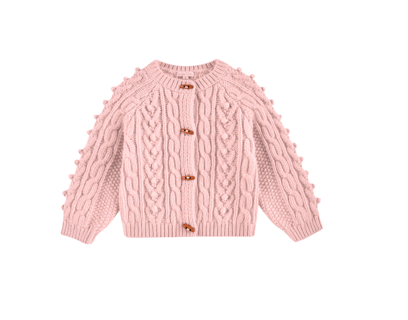 LOUISE MISHA - Cardigan en laine rose - 10 ans