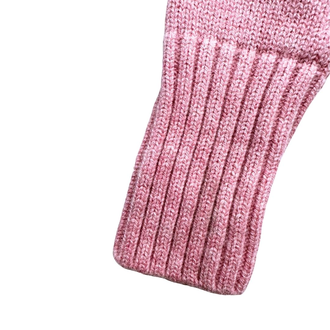 ZADIG & VOLTAIRE - Rosa Wollpullover "Amour" - 5/6 Jahre