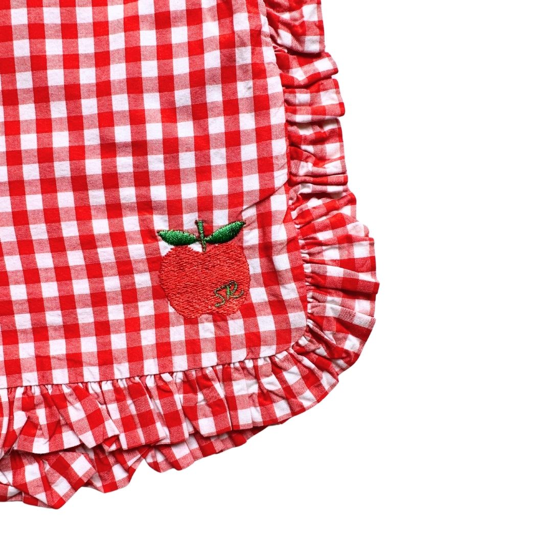 SONIA RYKIEL - Rot-weiße Gingham-Shorts - 6 Jahre