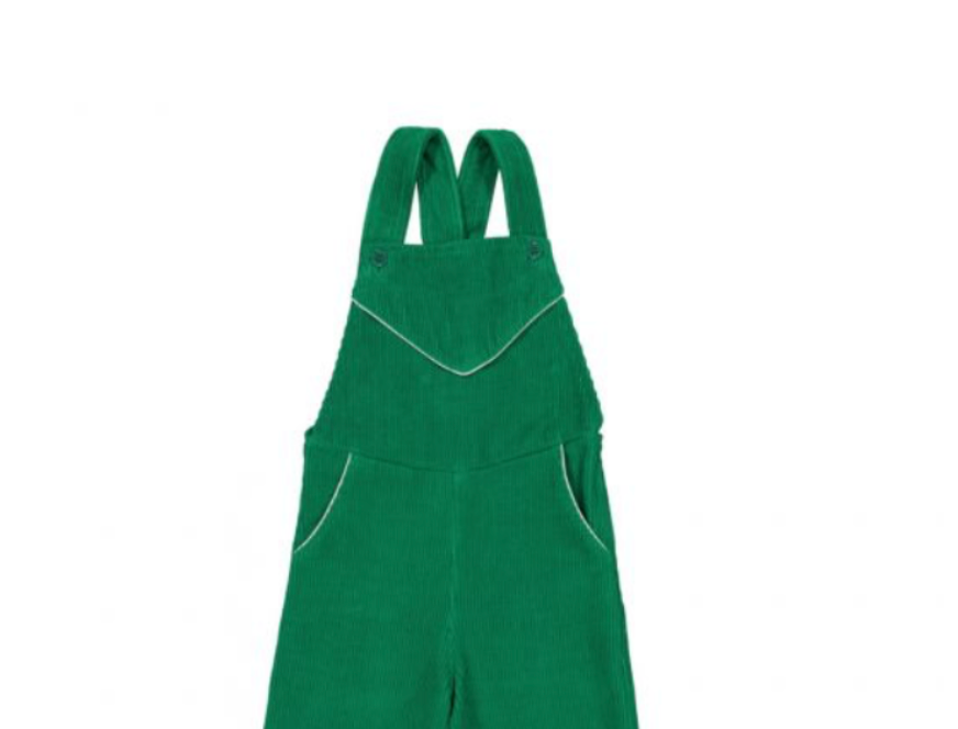 HELLO SIMONE - Grüner Samt-Overall - 10 Jahre