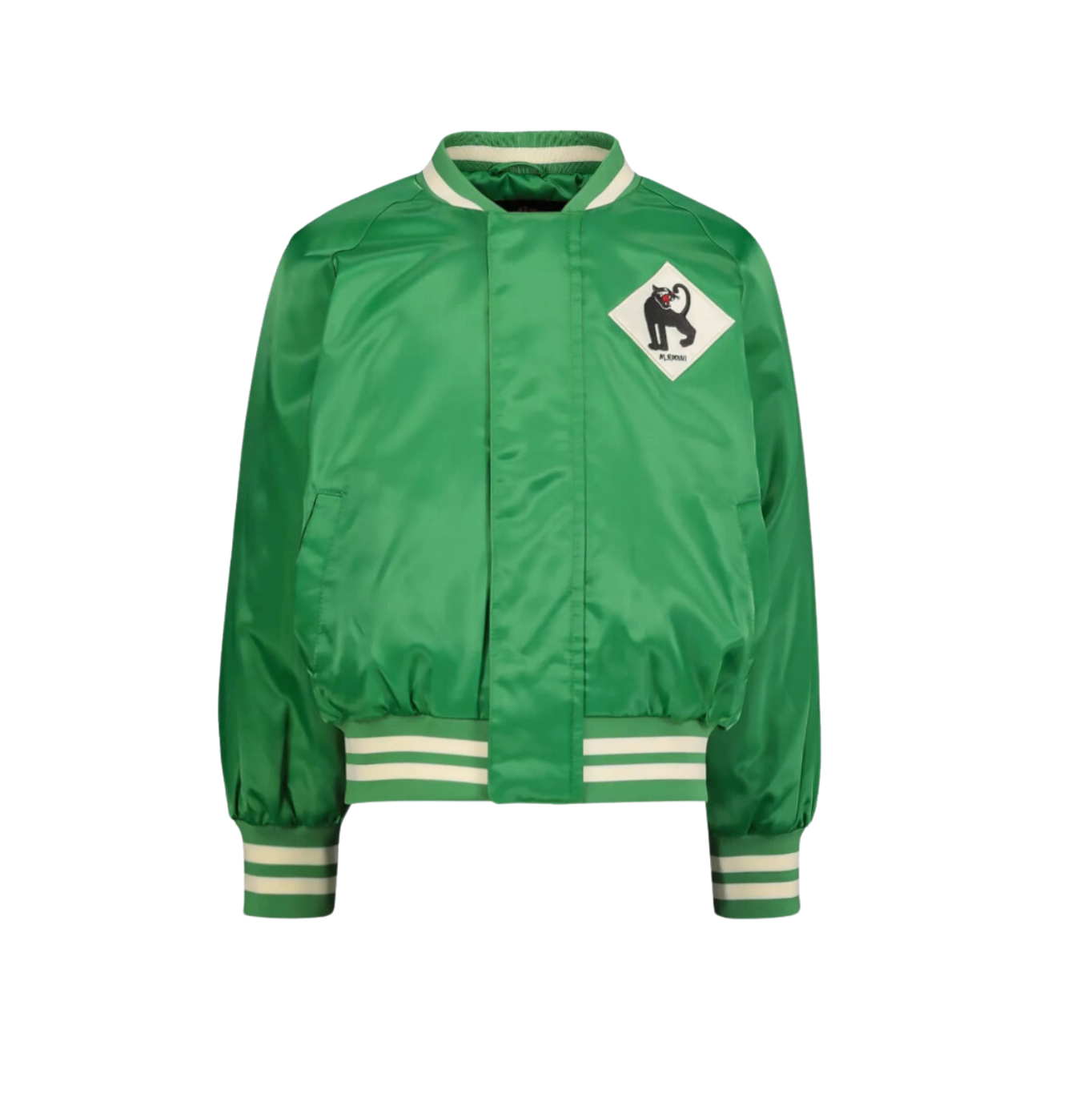 MINI RODINI - Bomber vert écusson panthère - 4/5 ans