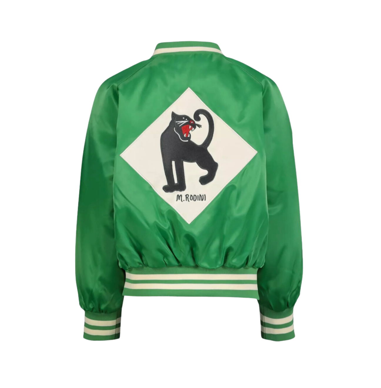 MINI RODINI - Bomber vert écusson panthère - 4/5 ans