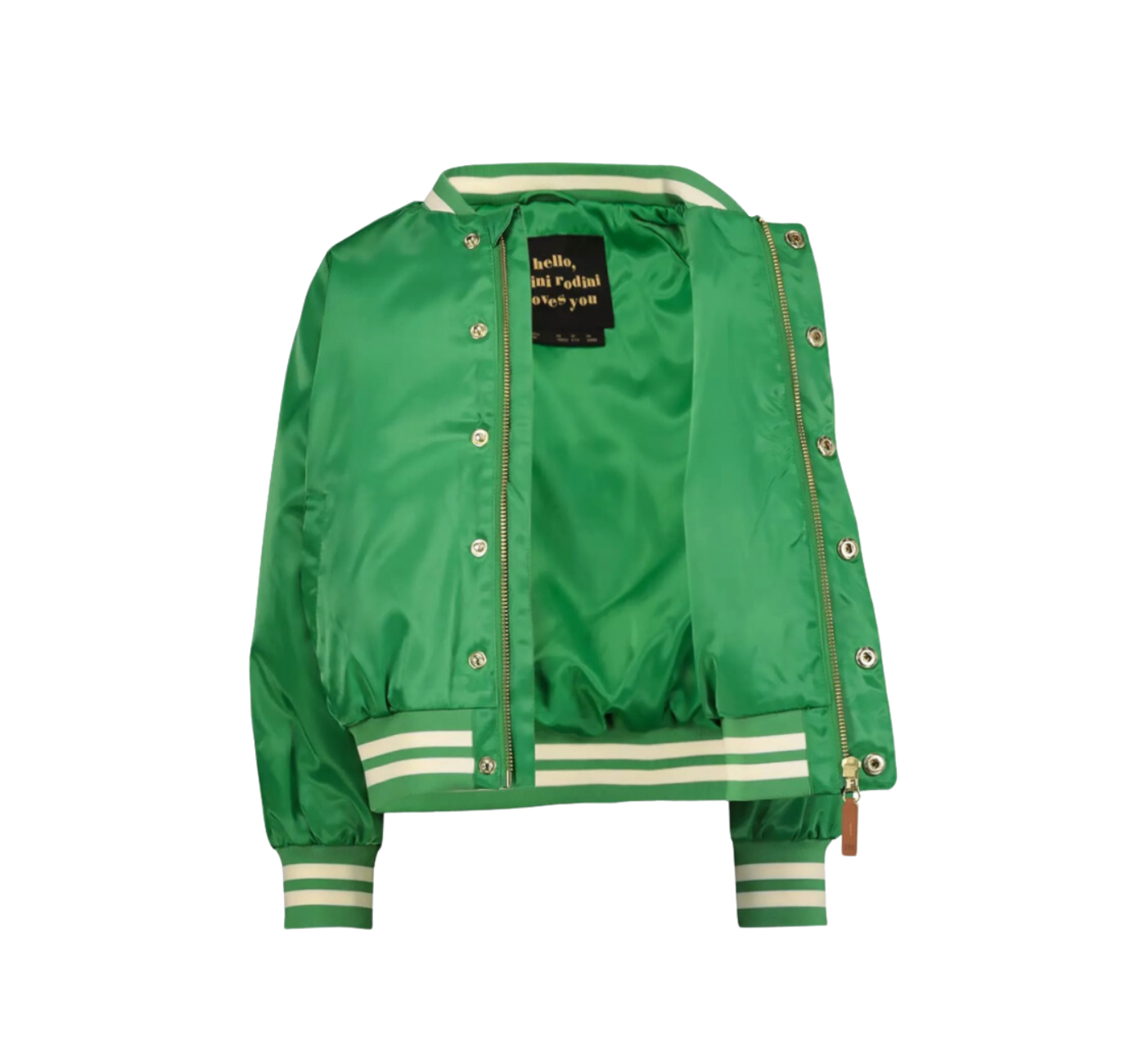 MINI RODINI - Grüne Bomberjacke mit Panther-Abzeichen - 4/5 Jahre