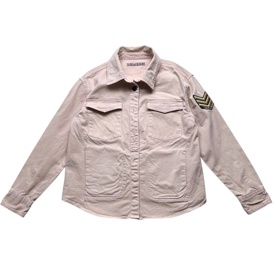 ZADIG & VOLTAIRE - Rosa Jacke mit Stickereien und Drucken - 10 Jahre