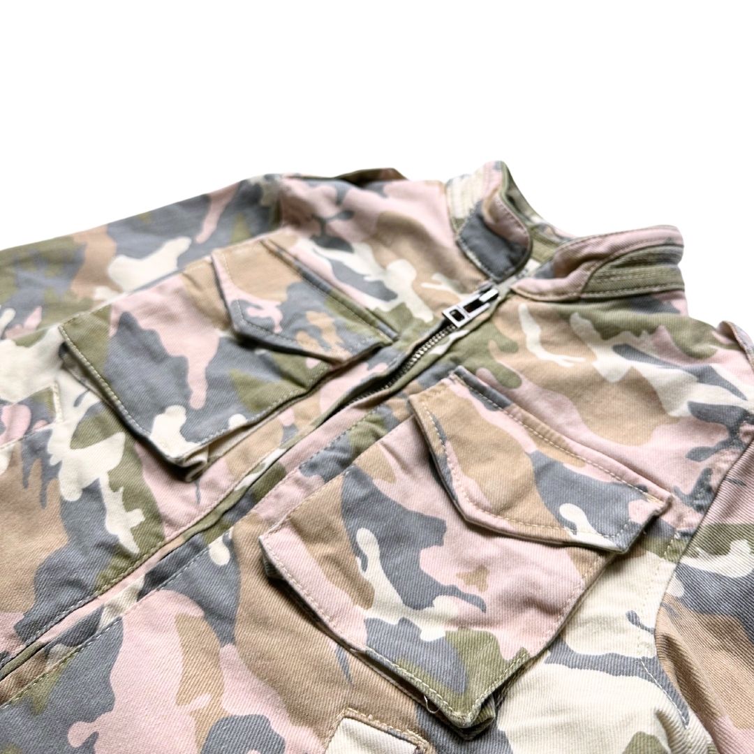 ZADIG & VOLTAIRE - Jeansjacke mit Militärdruck - 6 Jahre