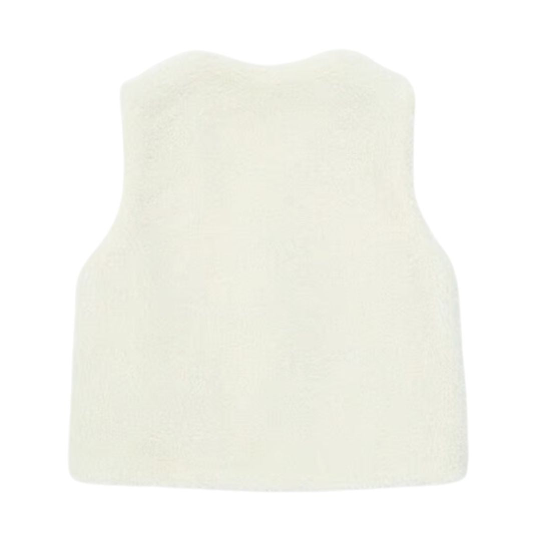 BONTON - Sleeveless fur jacket - 8 years