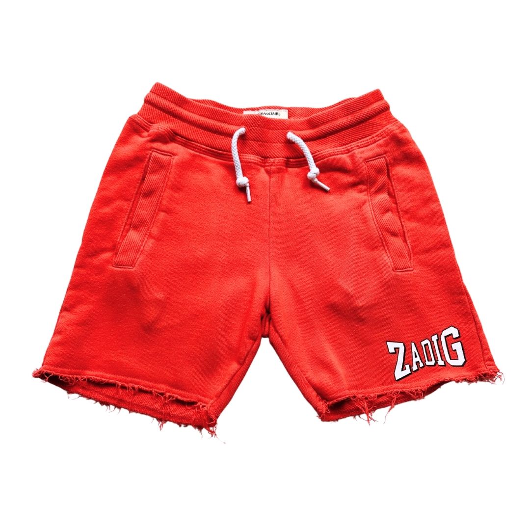 ZADIG & VOLTAIRE - Short rouge avec imprimé - 4 ans