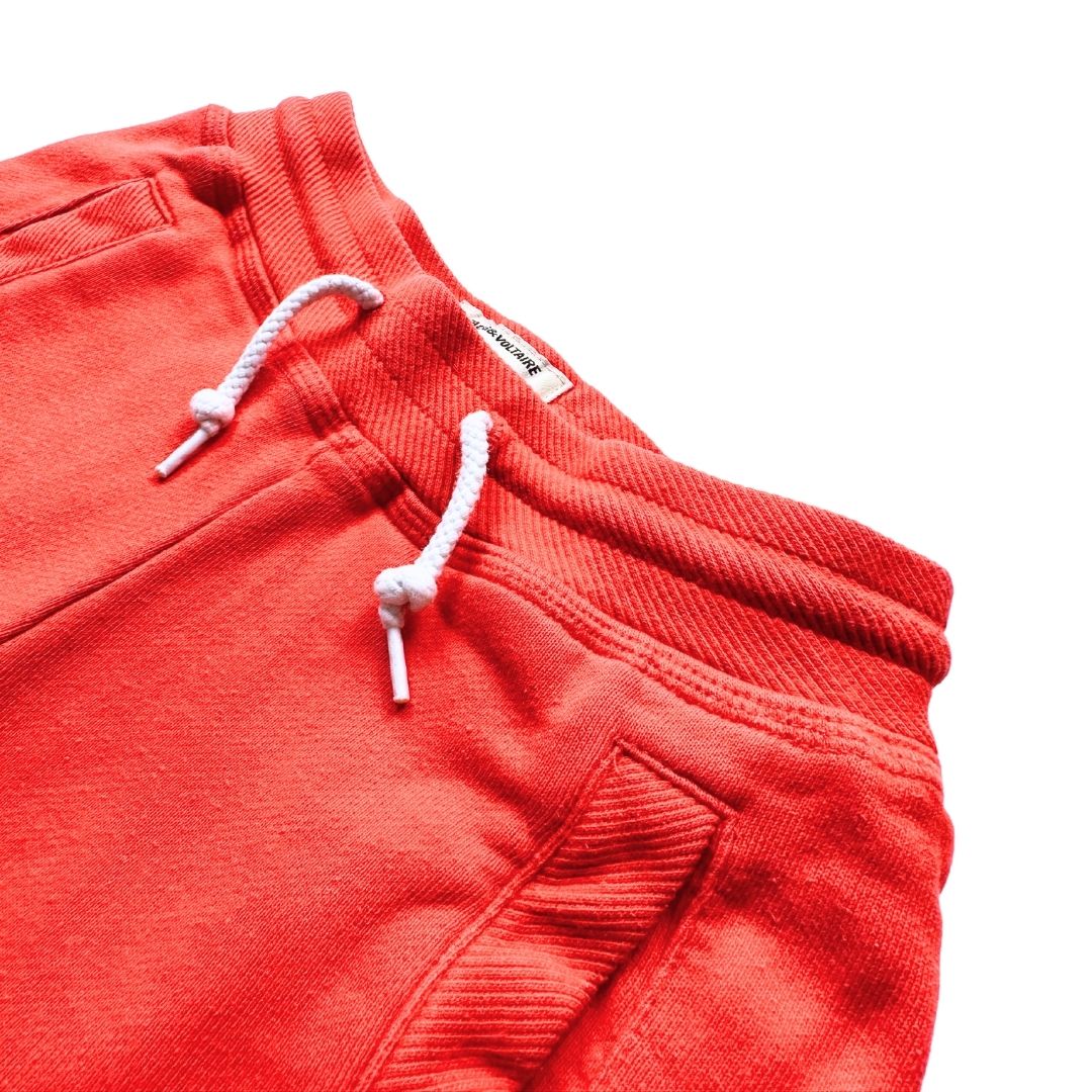 ZADIG & VOLTAIRE - Short rouge avec imprimé - 4 ans