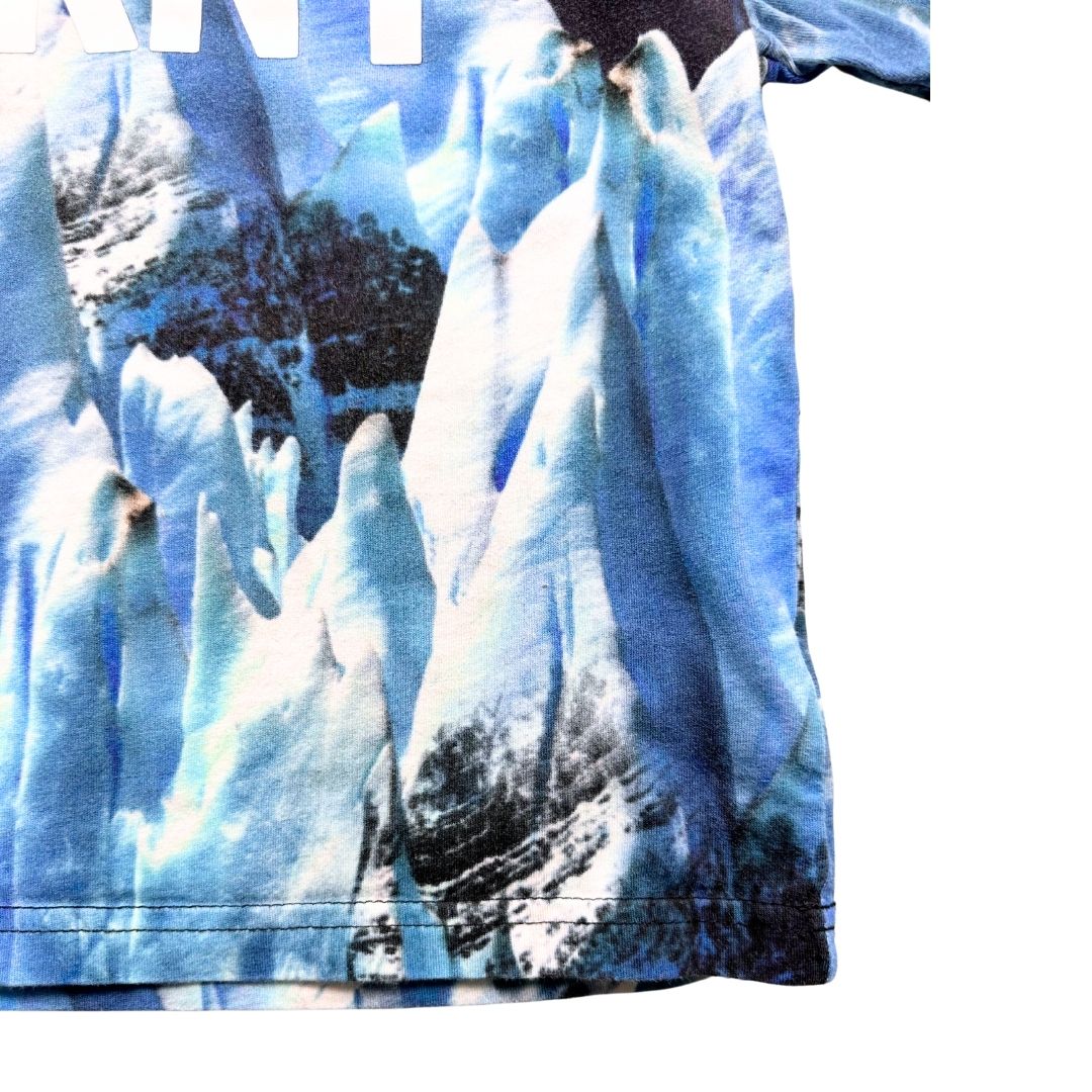 DKNY - T-shirt bleu avec imprimés - 6 ans
