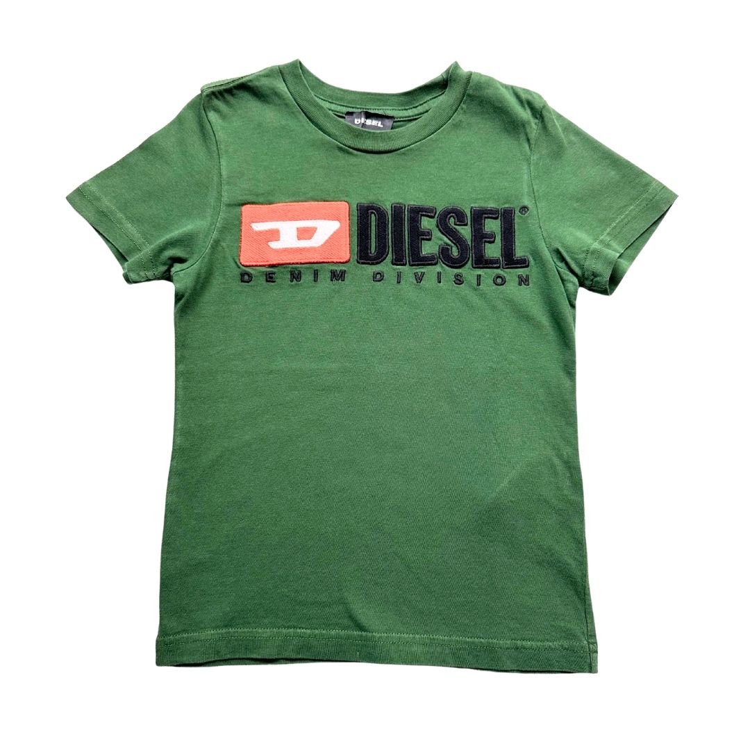 DIESEL - T-shirt vert avec imprimé - 4 ans