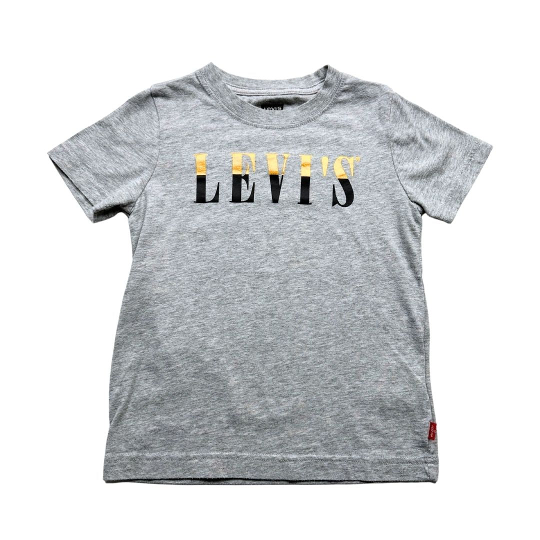 LEVI'S - T-hirt gris avec imprimé - 5 ans