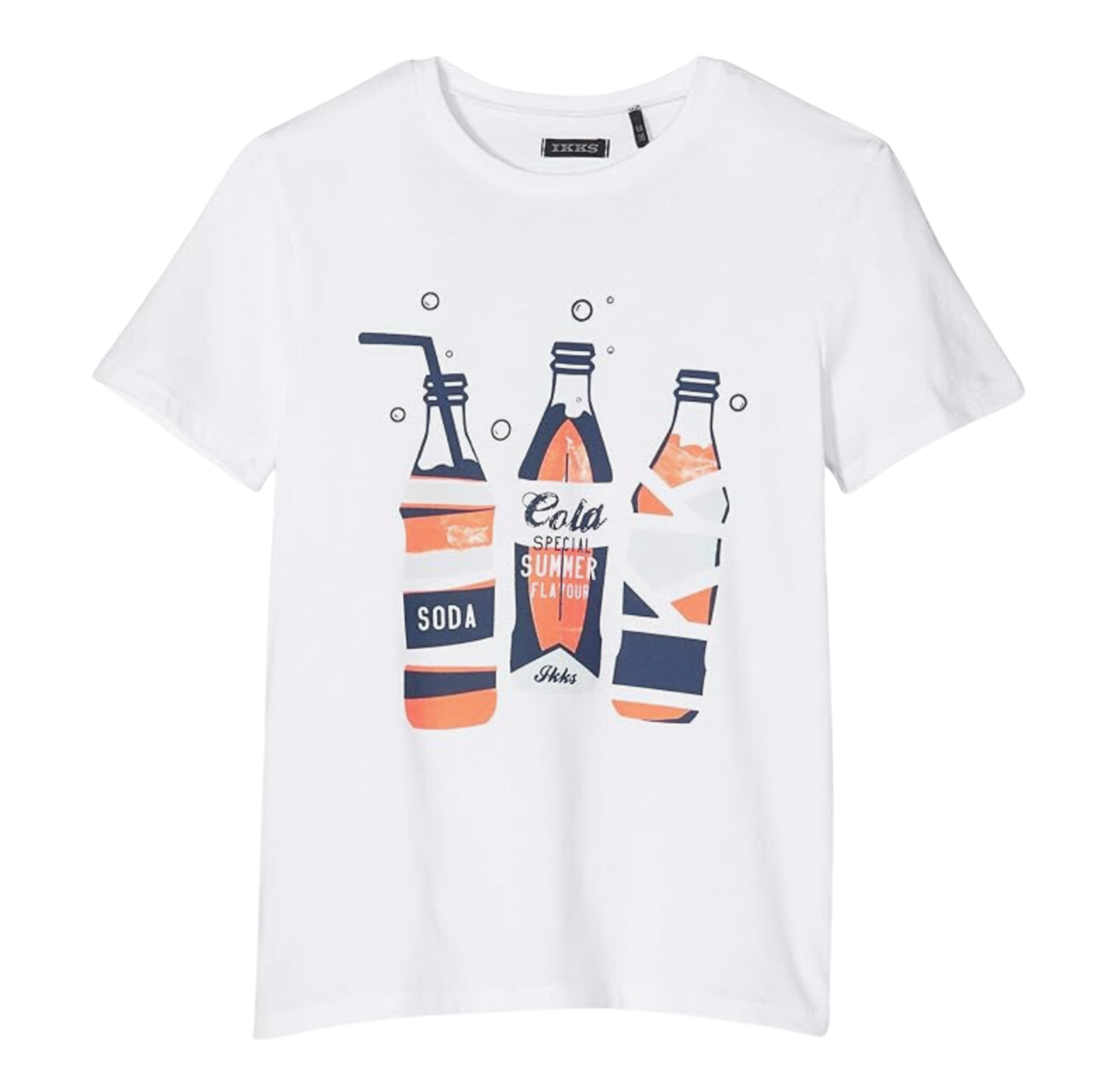 IKKS - White cola bottle T-shirt - 3 years