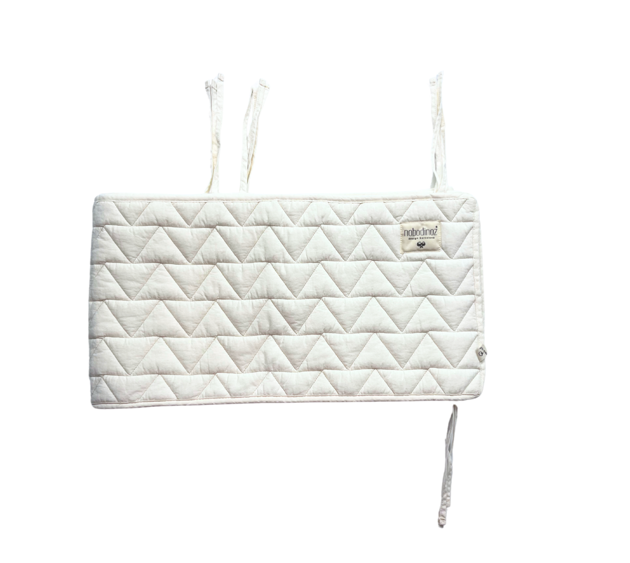 NOBODINOZ - Tour de lit écru matelassé - Taille Unique