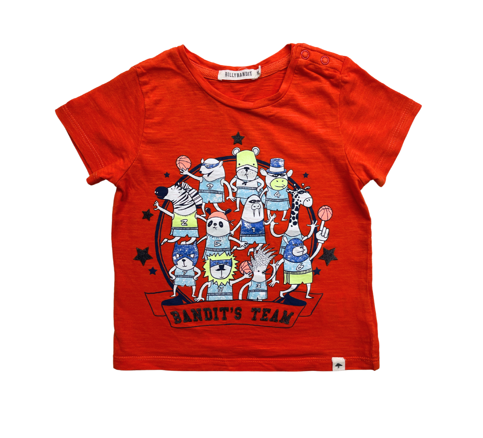 BILLY BANDIT - Orange patterned T-shirt - 18 months