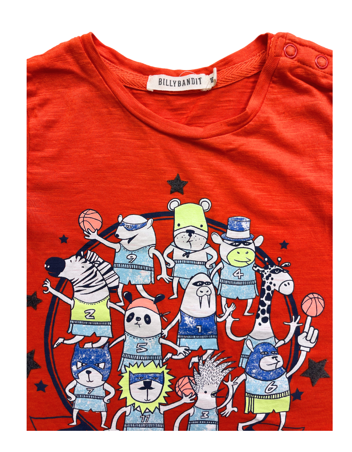 BILLY BANDIT - Orange patterned T-shirt - 18 months