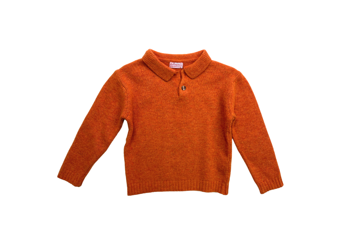 LA COQUETA - Orange wool sweater - 2 years