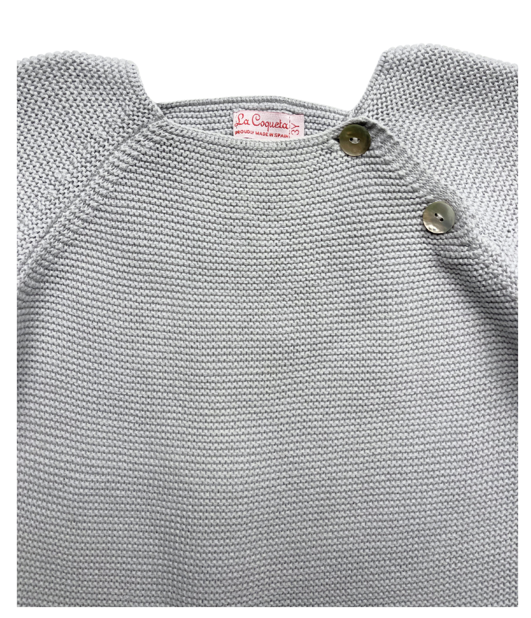 LA COQUETA - Gray cotton sweater - 3 years