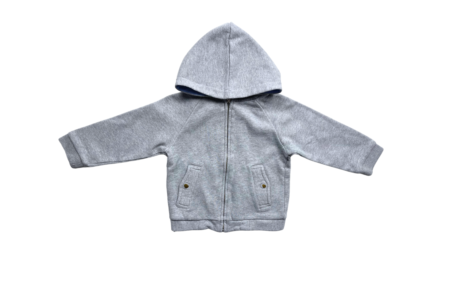 JACADI - Sweat gris zippé à capuche - 3 ans