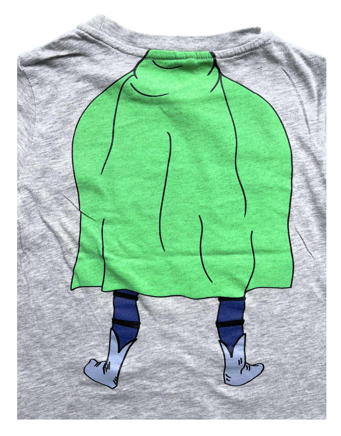 STELLA MCCARTNEY - T shirt gris corps de super hero - 3 ans