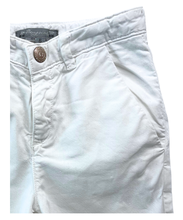BONPOINT - Weiße Bermudashorts - 6 Jahre