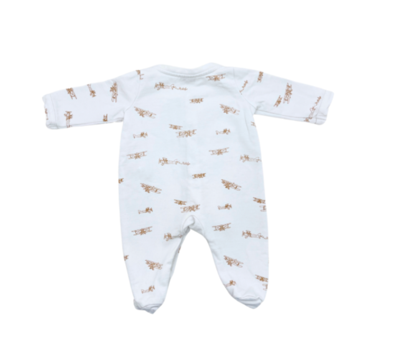 NATALYS - Airplane print romper - 1 month