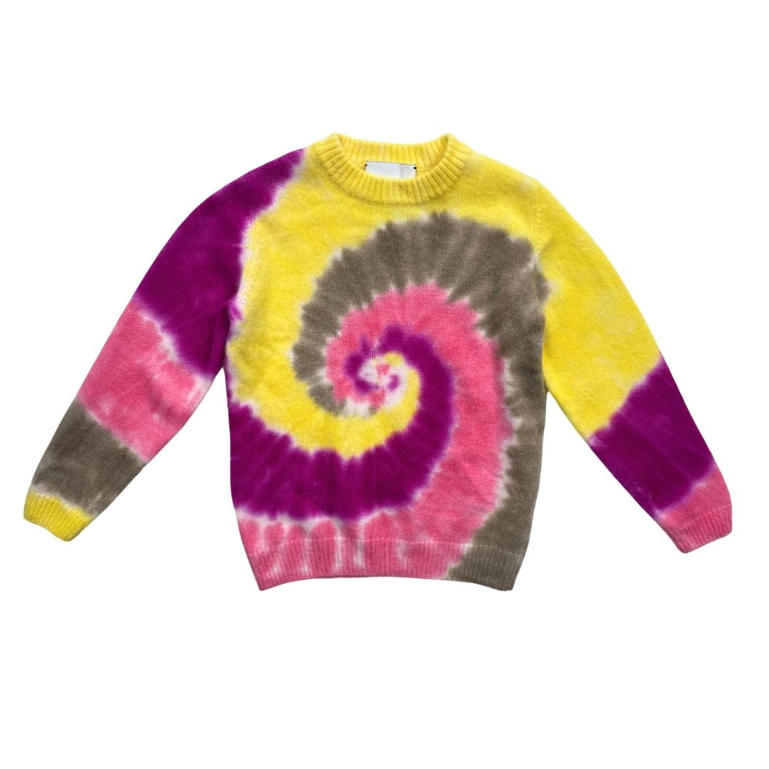 KUJTEN - Pull en cachemire rainbow tie and dye - 4 ans
