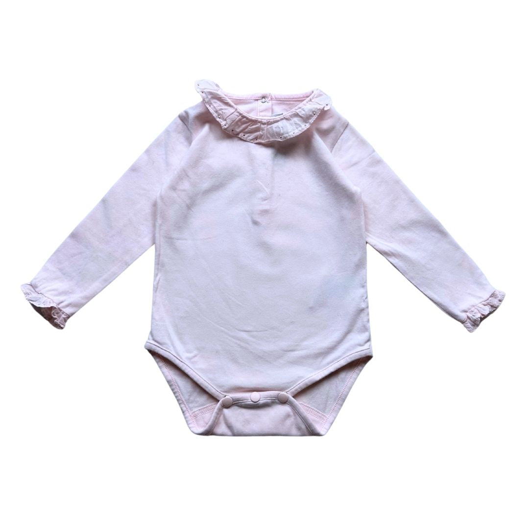 TARTINE & CHOCOLAT - Rosa Langarm-Body - 18 Monate