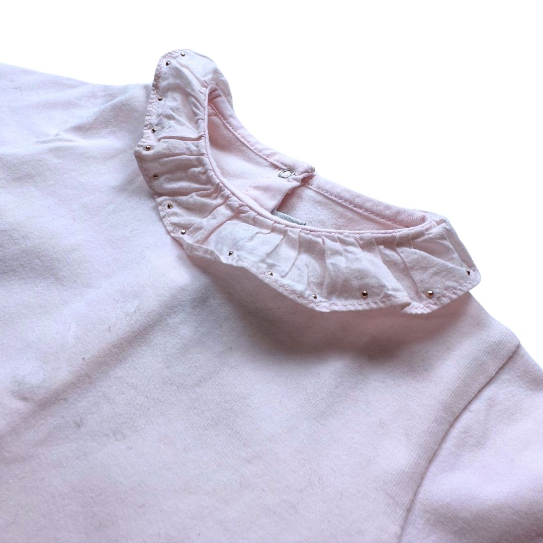 TARTINE & CHOCOLAT - Rosa Langarm-Body - 18 Monate