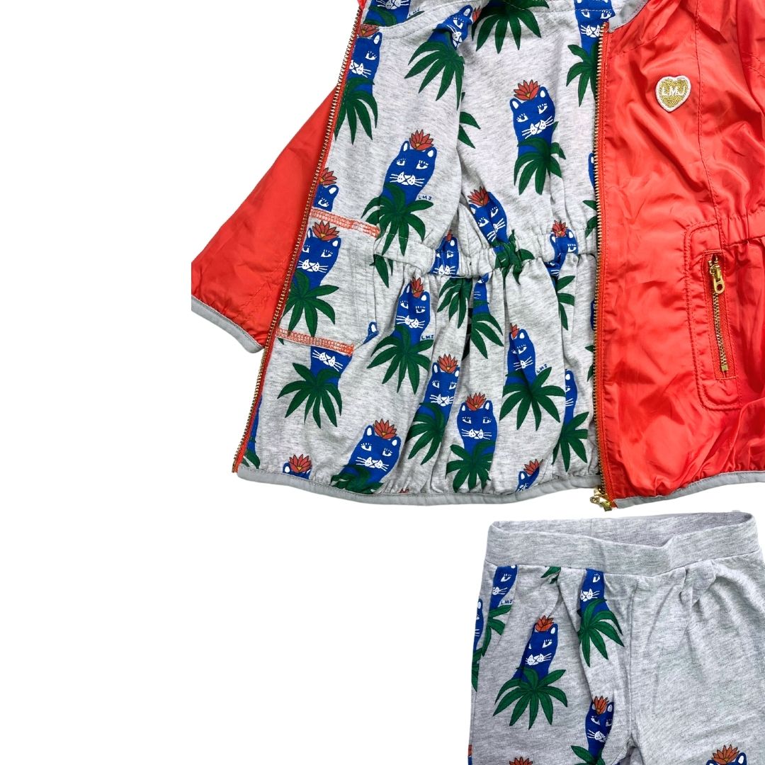 MARC JACOBS - Passendes Set aus Jacke (wendbar) und Leggings - 9 Monate