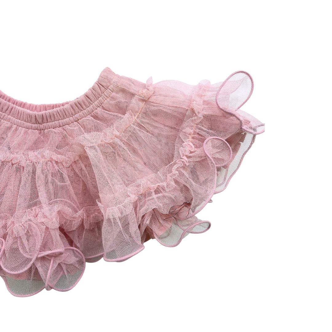 LILI GAUFRETTE - Fliederfarbener Tüllrock - 3 Monate